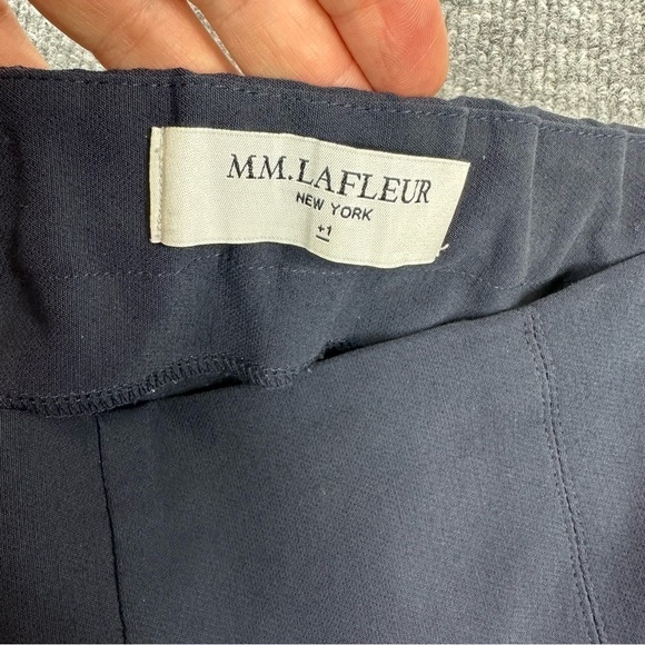 M.M. Lafleur Dark Navy Foster Powerstretch Plus Straight Leg Dress Pant - Picture 14 of 17